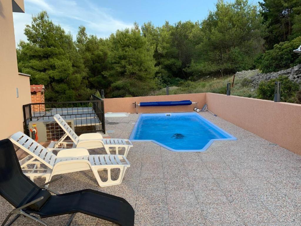 Apartments Panorama With Seasonal Pool Slatine Exteriér fotografie